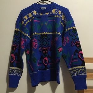 Vintage Meister Neon Sweater